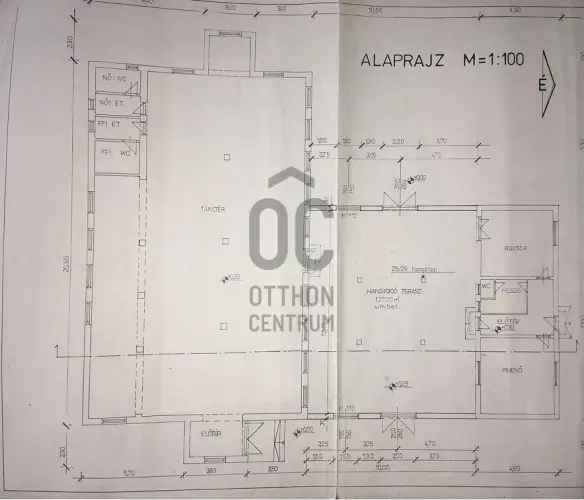 Eladó kereskedelmi ingatlan Debrecen mellett 9000 nm területtel