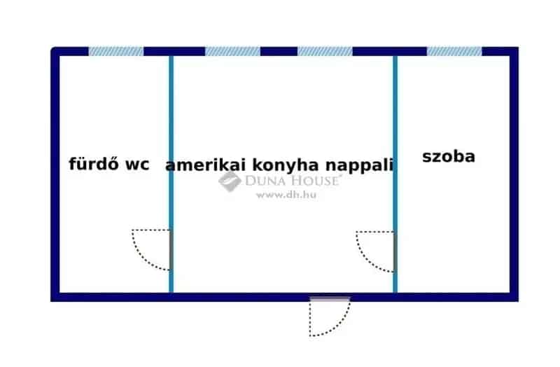 Pécs Belvárosi Tetőtéri Lakás Eladó - 41 nm - Klíma - Gázcirkó