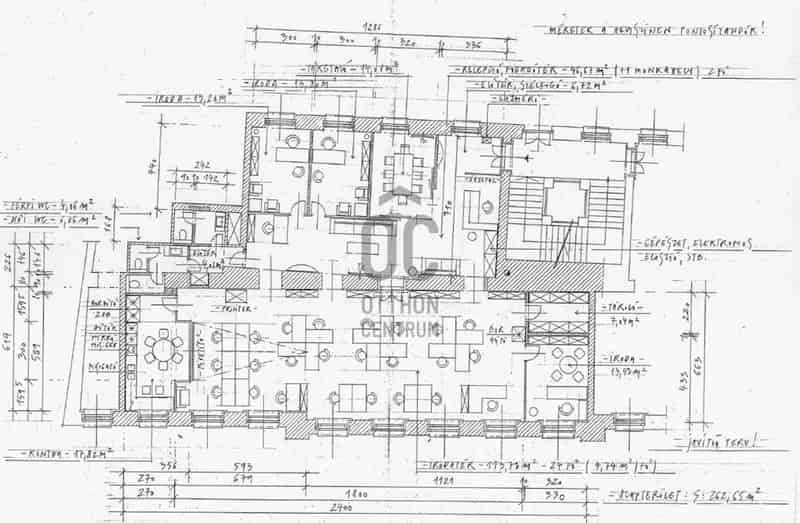260 m2-es Iroda Kiadó Ferenciek Tere Kozelben