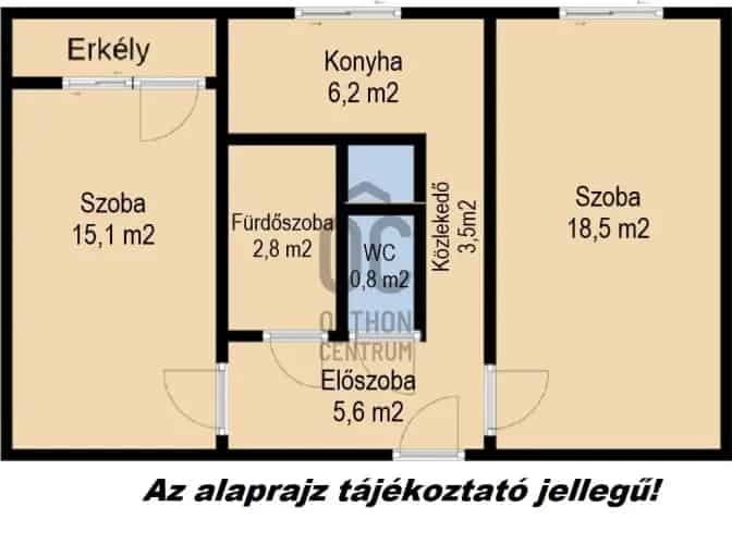 Dunaújvárosi eladó 2 szobás panel lakás H489965