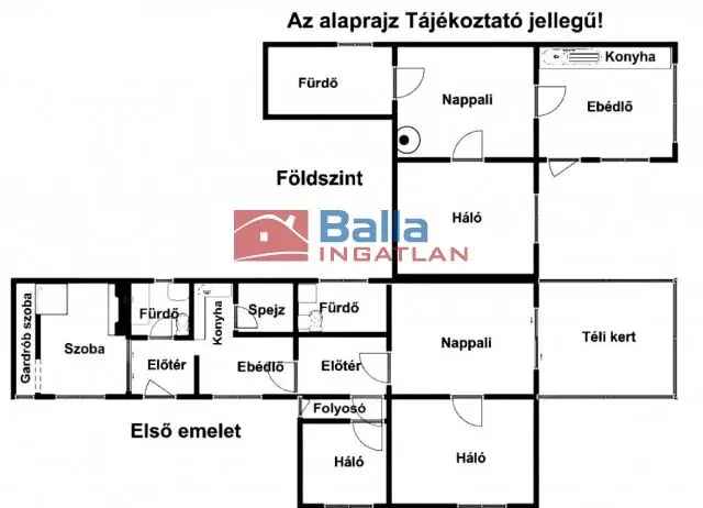 Zsámbék családi ház eladó 285nm 6 szoba 2114nm telek