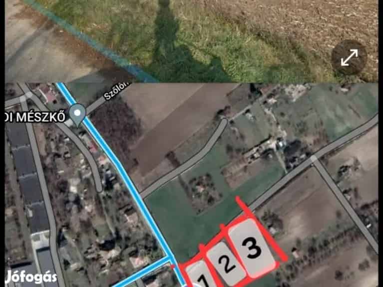 Polgárdi Somlyói út közeli 1422 nm-es telek eladó