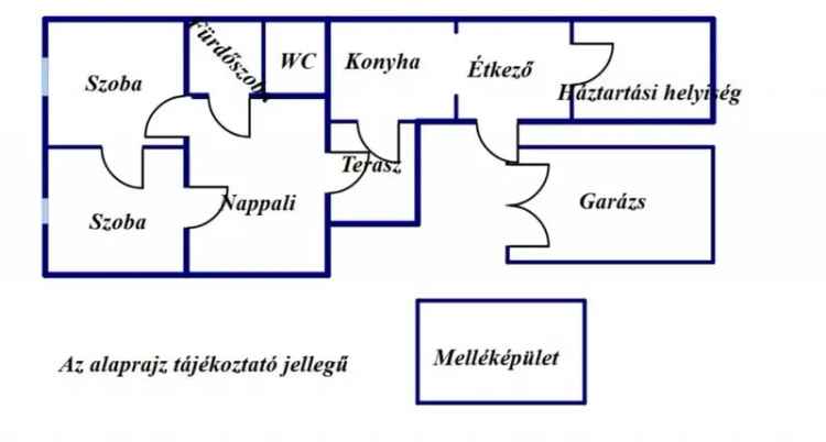 120 m2-es családi ház eladó Kiskunmajsán