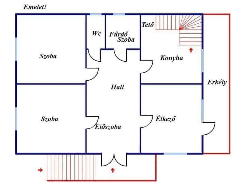 270 m2-es családi ház Miskolcon nagy telken