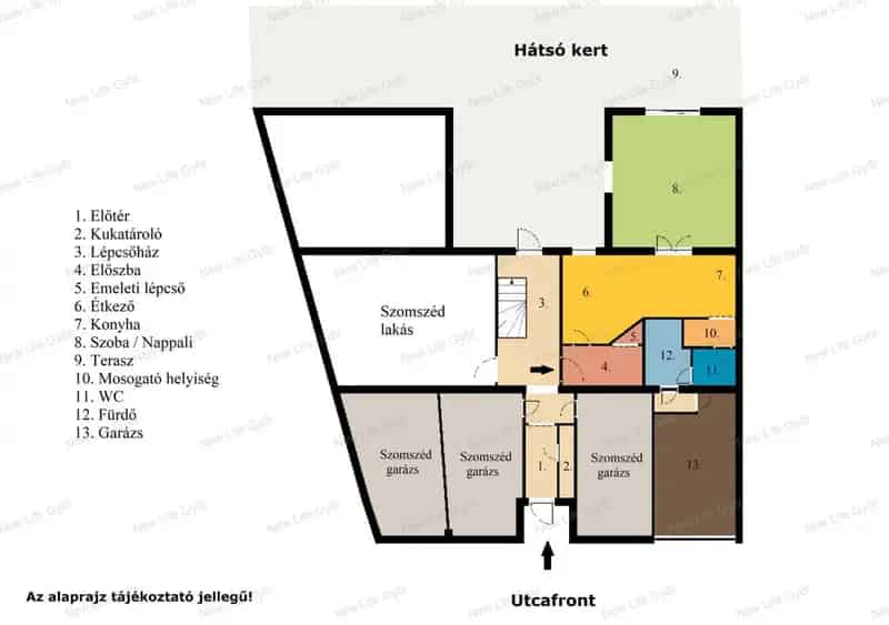 Győr Nádorváros 110m2 4 szobás 2 szintes családi ház eladó
