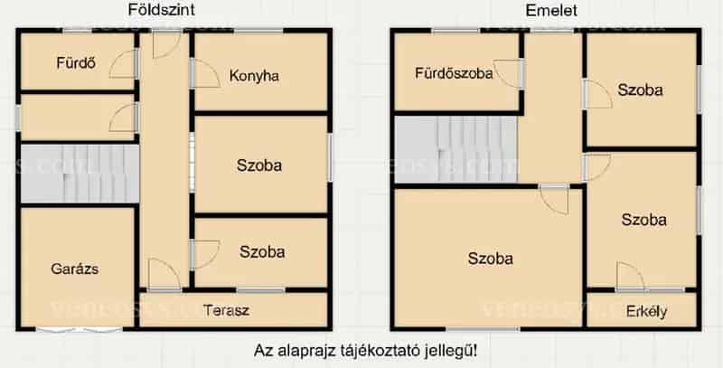 140 nm-es családi ház Taktaharkányban eladó - nagycsaládosoknak