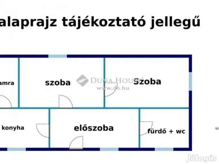 Eladó családi ház Sándorfalván - 75nm, 2 szoba, 1297nm telek