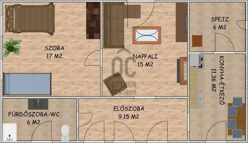 Abonyi ház eladó felújított 65nm 955nm telekkel