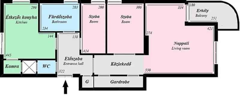 94 nm-es Bútorozott Lakás Kiadó Budapest II Kerületben