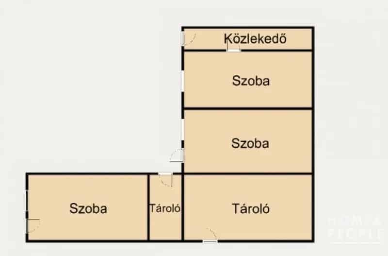 Zákányszéki házrész eladó 65m2 3 szoba fürdőszoba