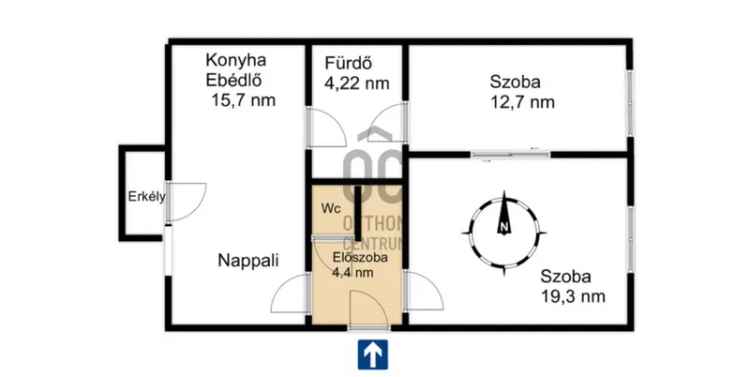 Eladó lakás Gyöngyösön 57 nm 2 szobával azonnali költözési lehetőséggel