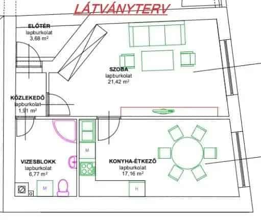 45 nm-es Ingatlan Tata Központjában Vállalkozásnak vagy Lakásnak