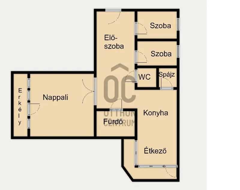 80 nm-es felujitando lakás Kecskeméten Széchenyivárosban