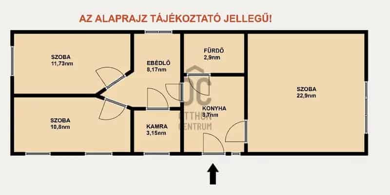 70 nm-es ház Soroksáron felújítandó állapotban