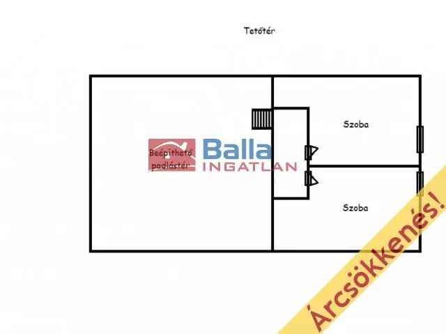 Leányfalu családi ház eladó 130nm 4 szoba