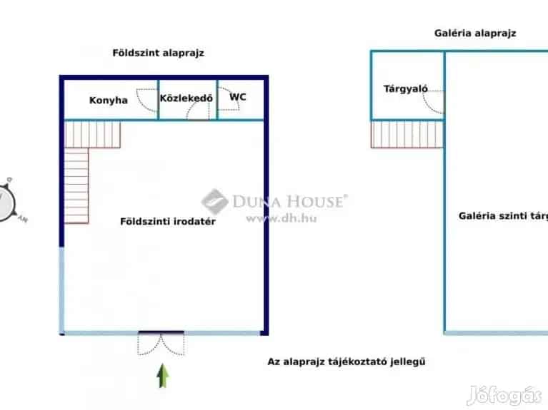 Eladó iroda Debrecenben - Modern galériás iroda vállalkozásoknak
