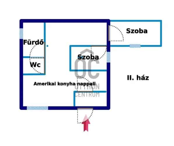 Mohácsi családi ház eladó 3 lakrész fedett medencével