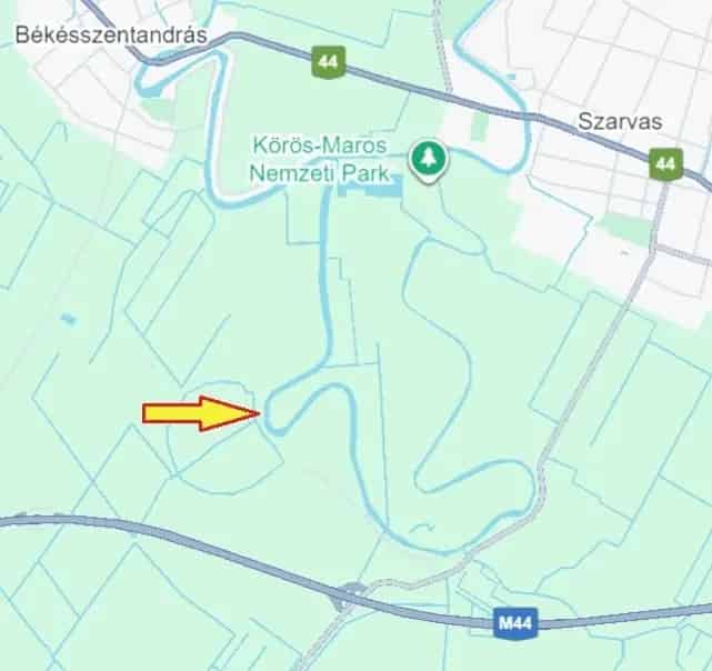 Horgásztelek eladó Békésszentandrás-Furugyon