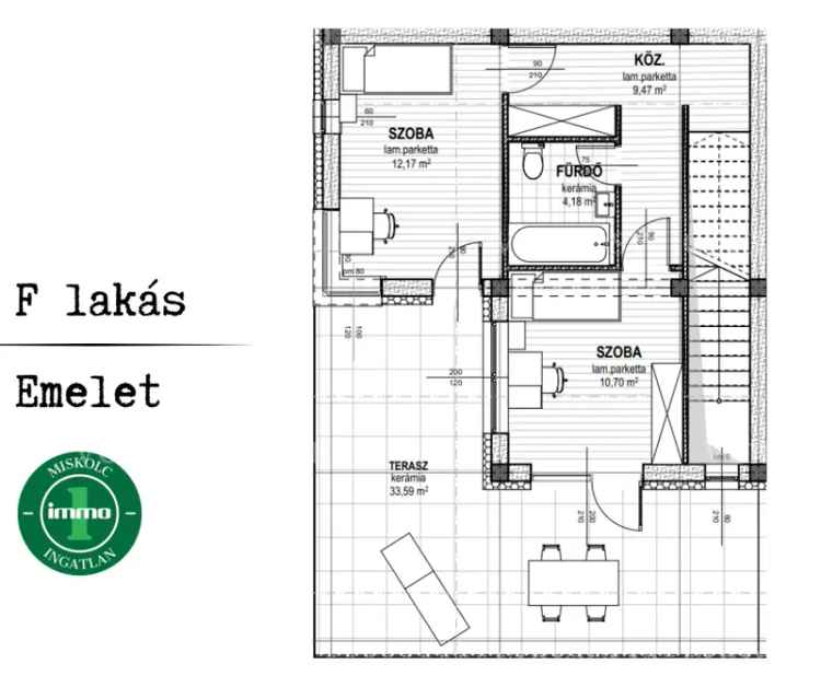 PANORÁMA LAKÓPARK - Miskolc város csendes, zöldövezeti részén új építésű lakóparkban ELADÓ 138 m² lakás! (F)