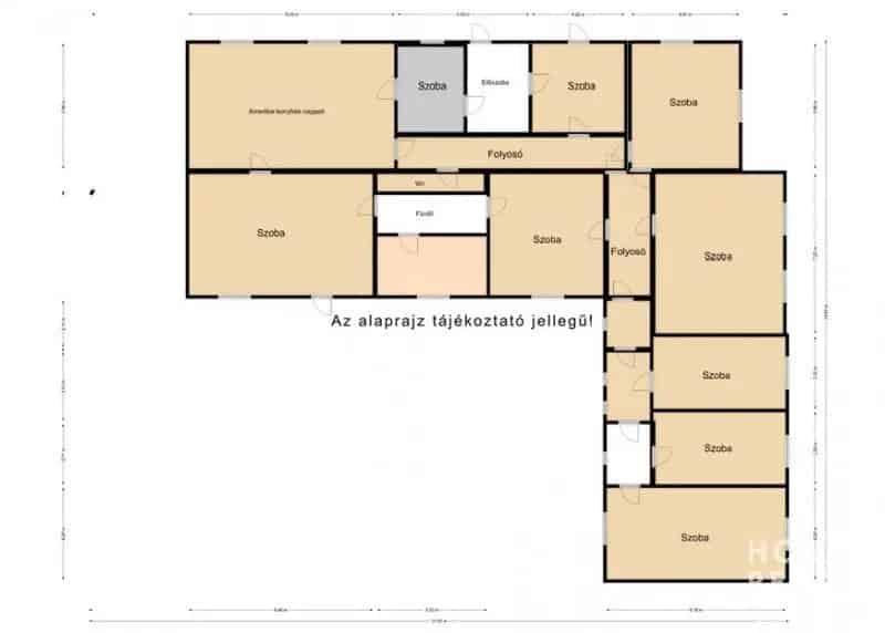 Röszke hatalmas családi ház eladó 298m2 1047m2 telek
