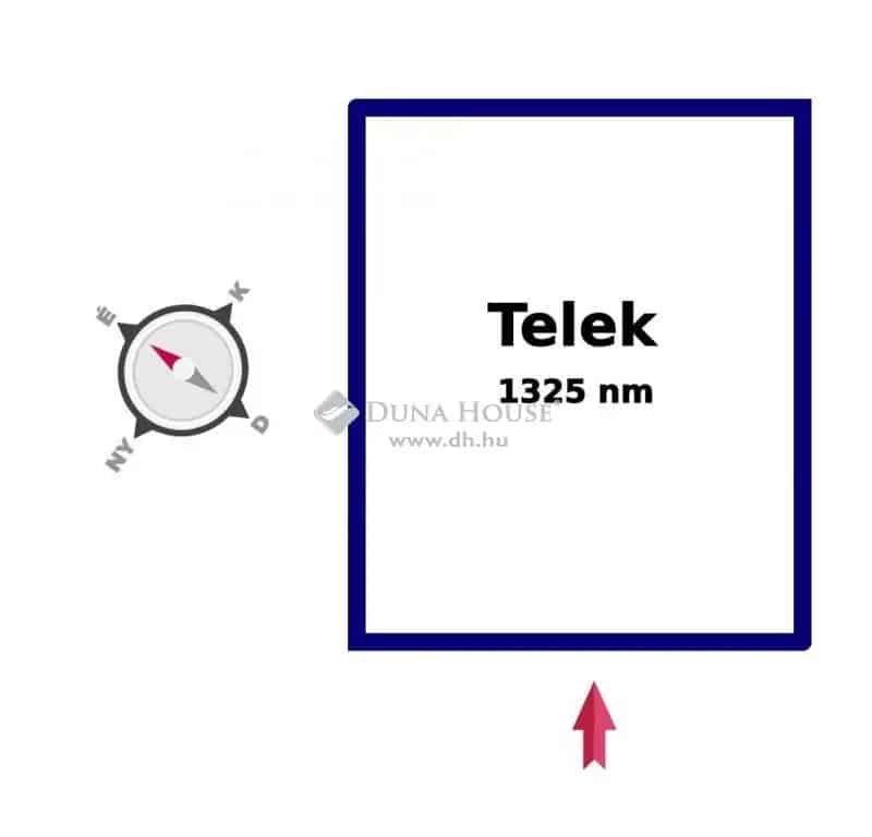 1325 nm-es Telek Eladó Nyírpazonyban