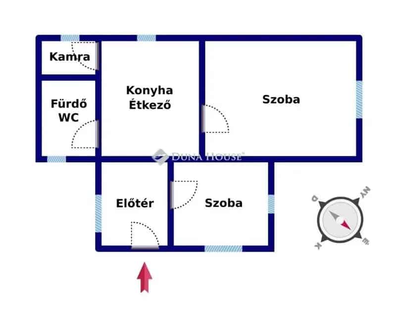 Sárkeszi családi ház eladó 55 nm 2 szoba