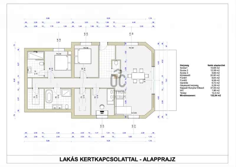 120 nm-es családi ház 250 nm-es kerttel Csillaghegyen