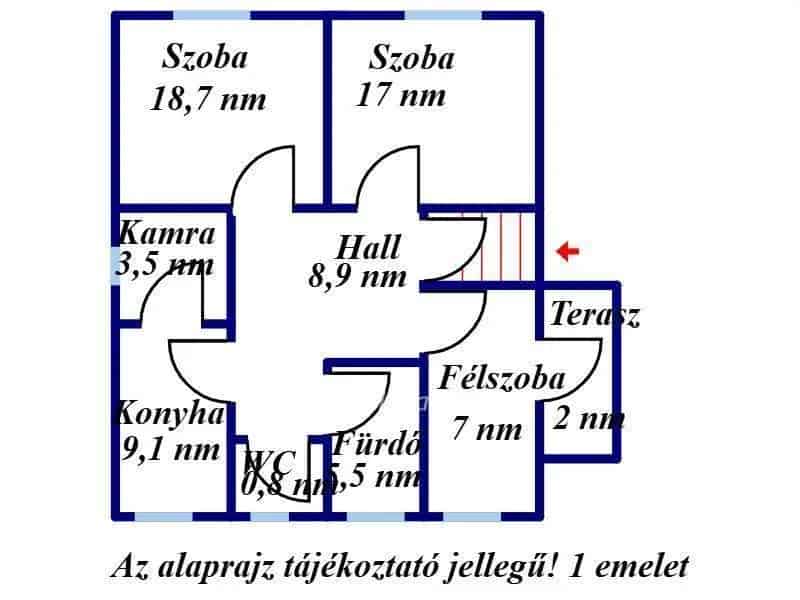 Jászberényi családi ház eladó - 148 nm, 462 nm telekkel