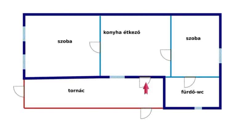 Bissi parasztház eladó - felújított, 1732 nm telekkel