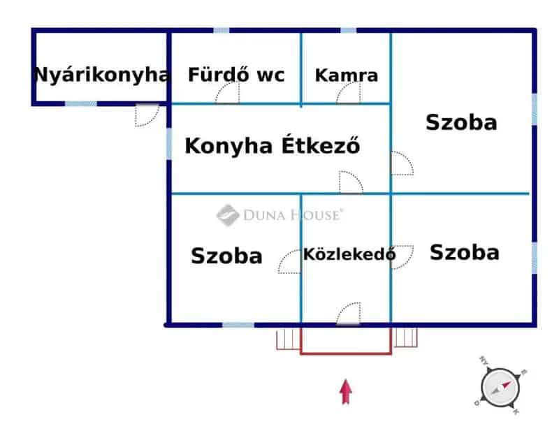 Sárosdi 90 nm-es családi ház eladó