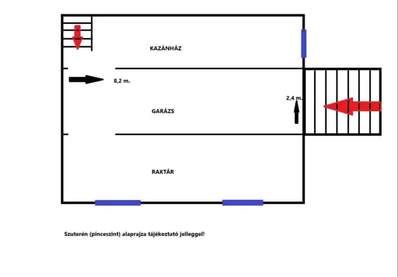 Dunapataji 4 szobás családi ház nagy telekkel eladó