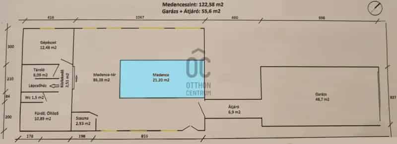 Budapest III kerületi családi ház eladó wellness-medence szaunával