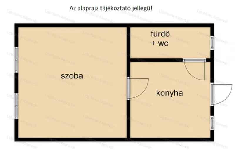 Felújított Cseri házrész eladó Kaposváron