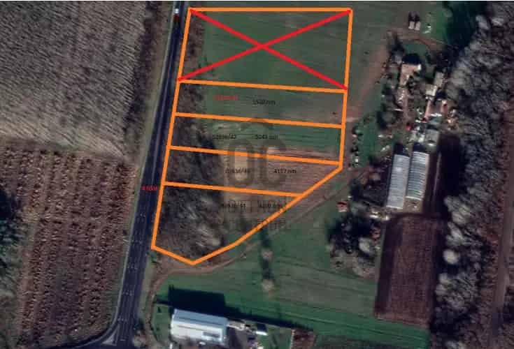 Debrecen Pallag 5243 nm-es ipari telek eladó 4-es főút mellett