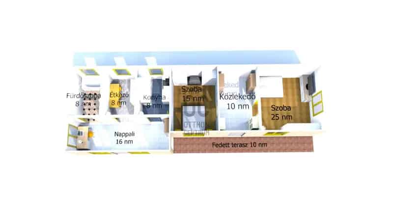 Hajdúszoboszló 100 nm-es 2 szobás családi ház eladó