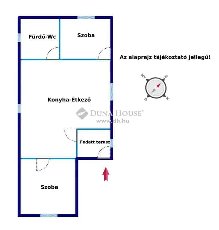 Felújított családi ház Nagykanizsán - 63 nm