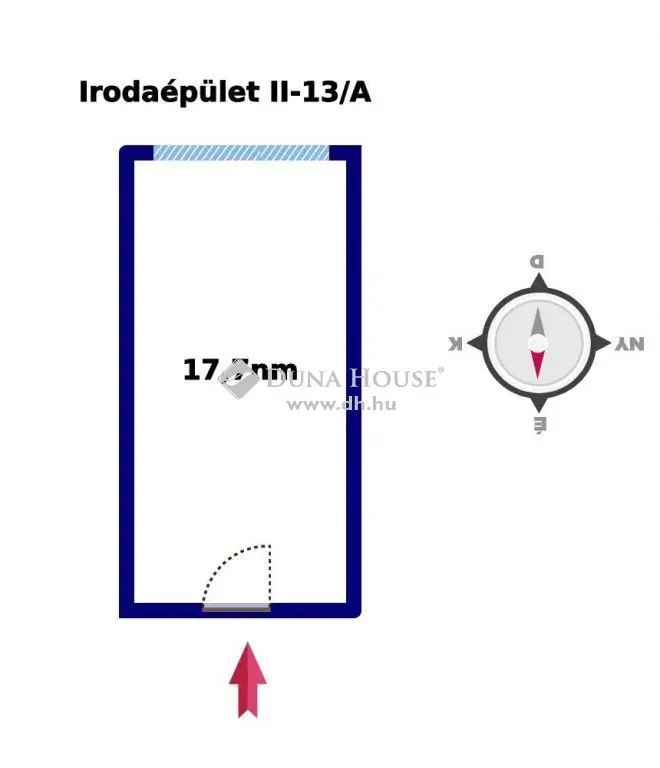 Iroda kiadó Zalaegerszegen 17 7 m2-es kiváló állapotban