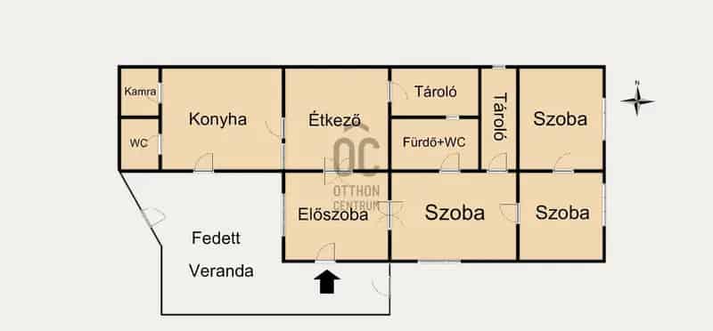 Sárbogárdi családi ház eladó 94nm 3 szoba gázcirkó 3 garázs