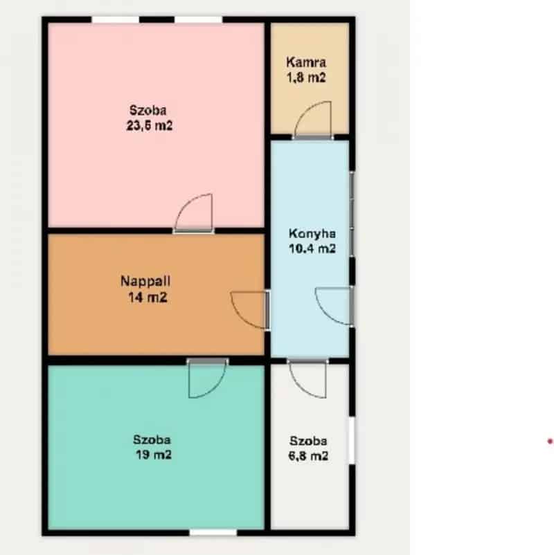 Székkutas 78 m2-es családi ház eladó