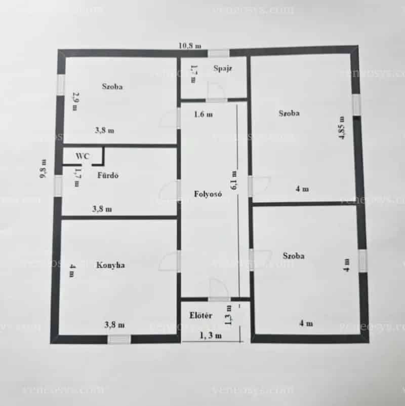 Polgáron eladó Kádár-kocka családi ház - 80 m²