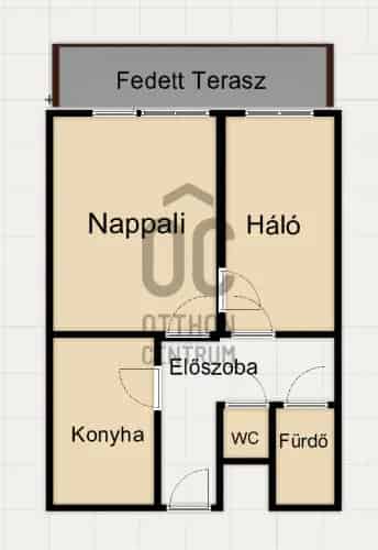 Budapest VIII kerület eladó 2 szobás panel lakás - Panorámás erkély