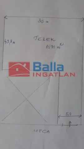 Dinnyés Telek Eladó 1571 m2 Családi Ház