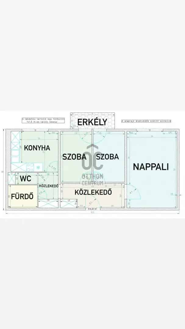 Debrecen Tócóvölgy 55nm-es Lakás Elado