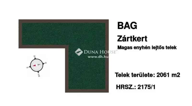 Bag Gyönyörű Dombos Környezetben lévő Zártkerti Ingatlan Eladó