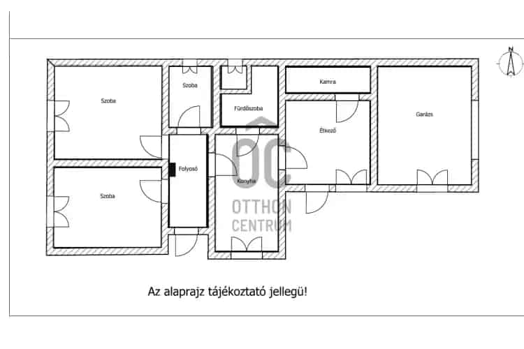 Tiszafüred családi ház eladó - 3 szoba, garázs, kert