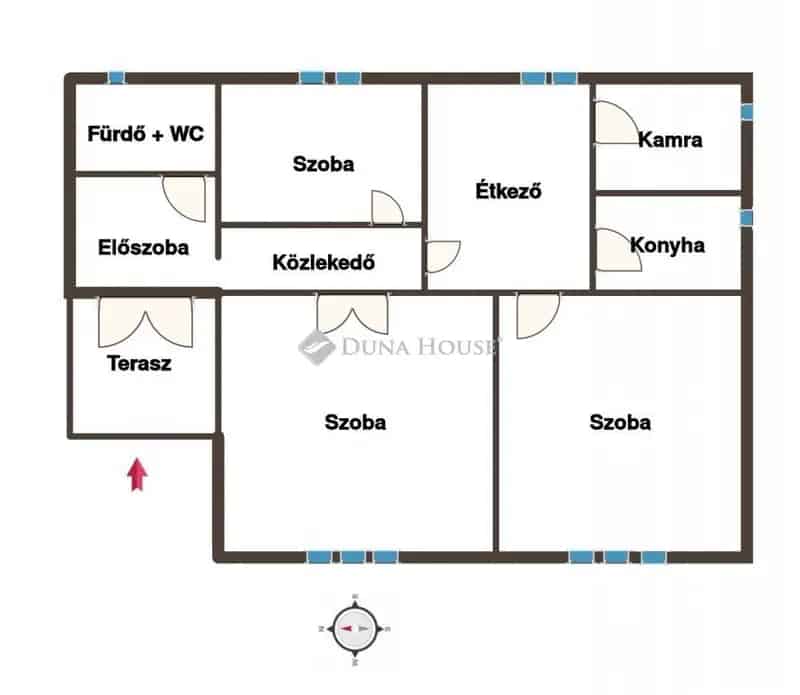 84 nm-es 3 szobás felújítandó családi ház Gödöllőn