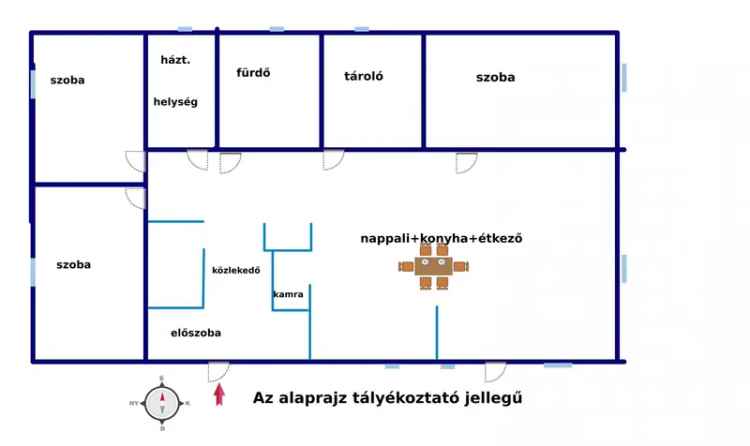 Eladó családi ház Mórahalmon új övezetben 4 szobával és terasszal