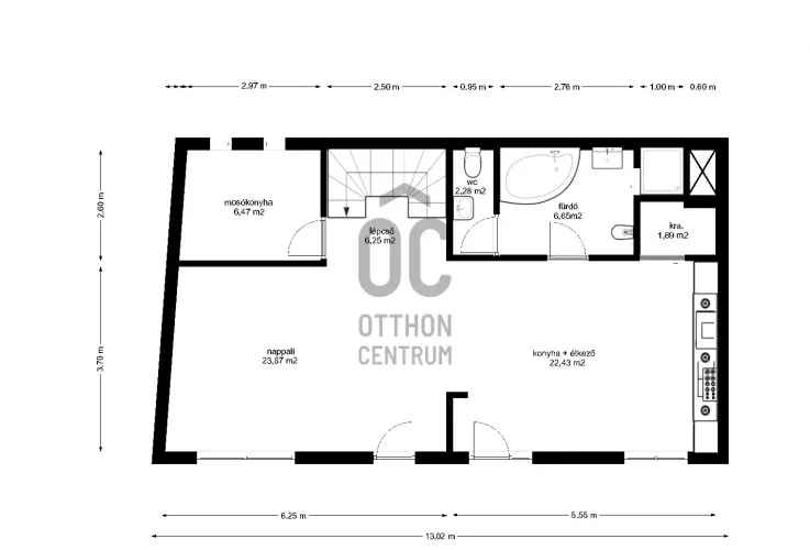 Felujítandó családi ház Óbudán 80m2 225m2 telekkel