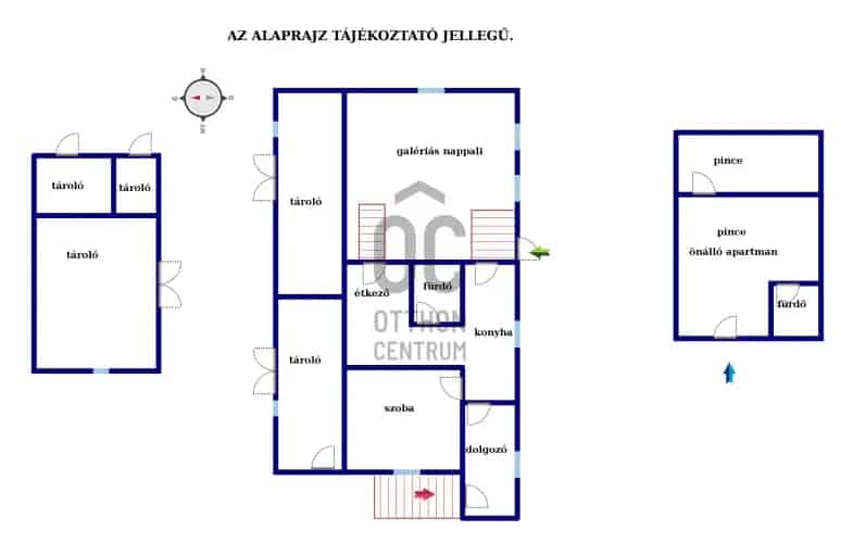 Szigligeti panorámás családi ház eladó 6795 nm-es telken