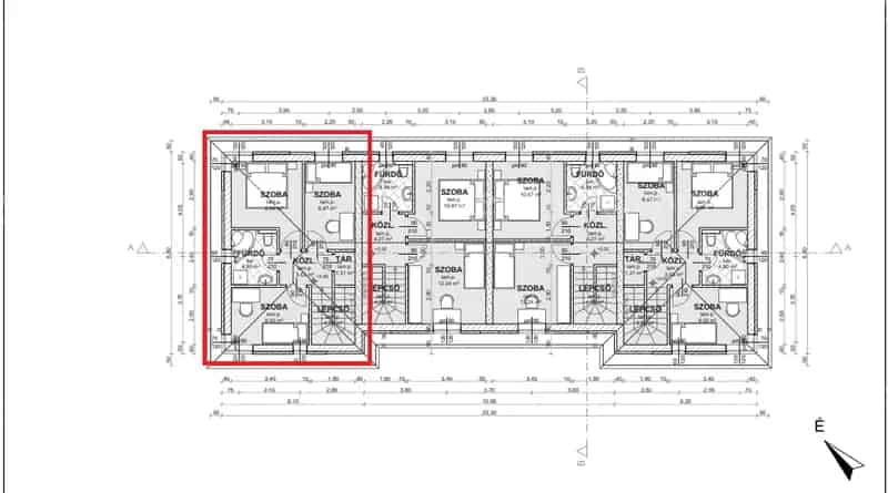 Új építésű 79 m2-es társasházi lakás Menden